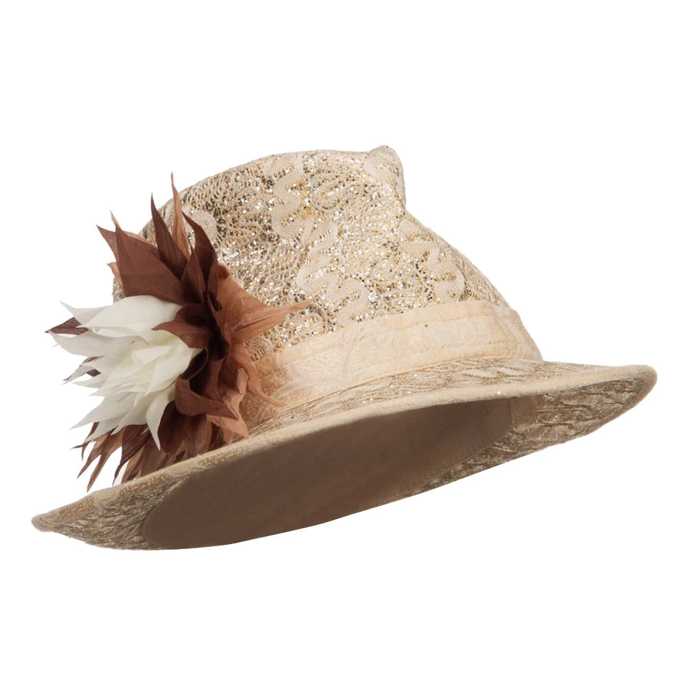 Polyester Lurex Fedora Hat - Image 11