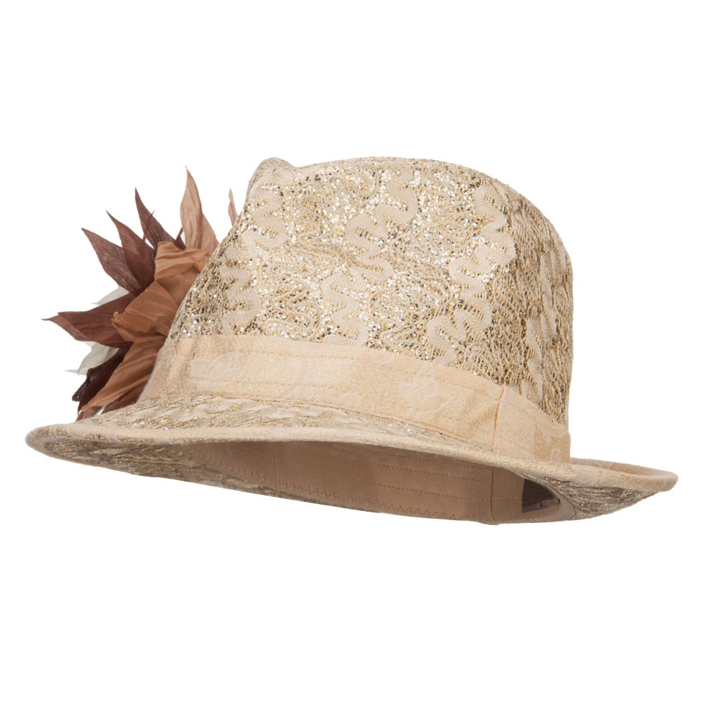 Polyester Lurex Fedora Hat - Image 14