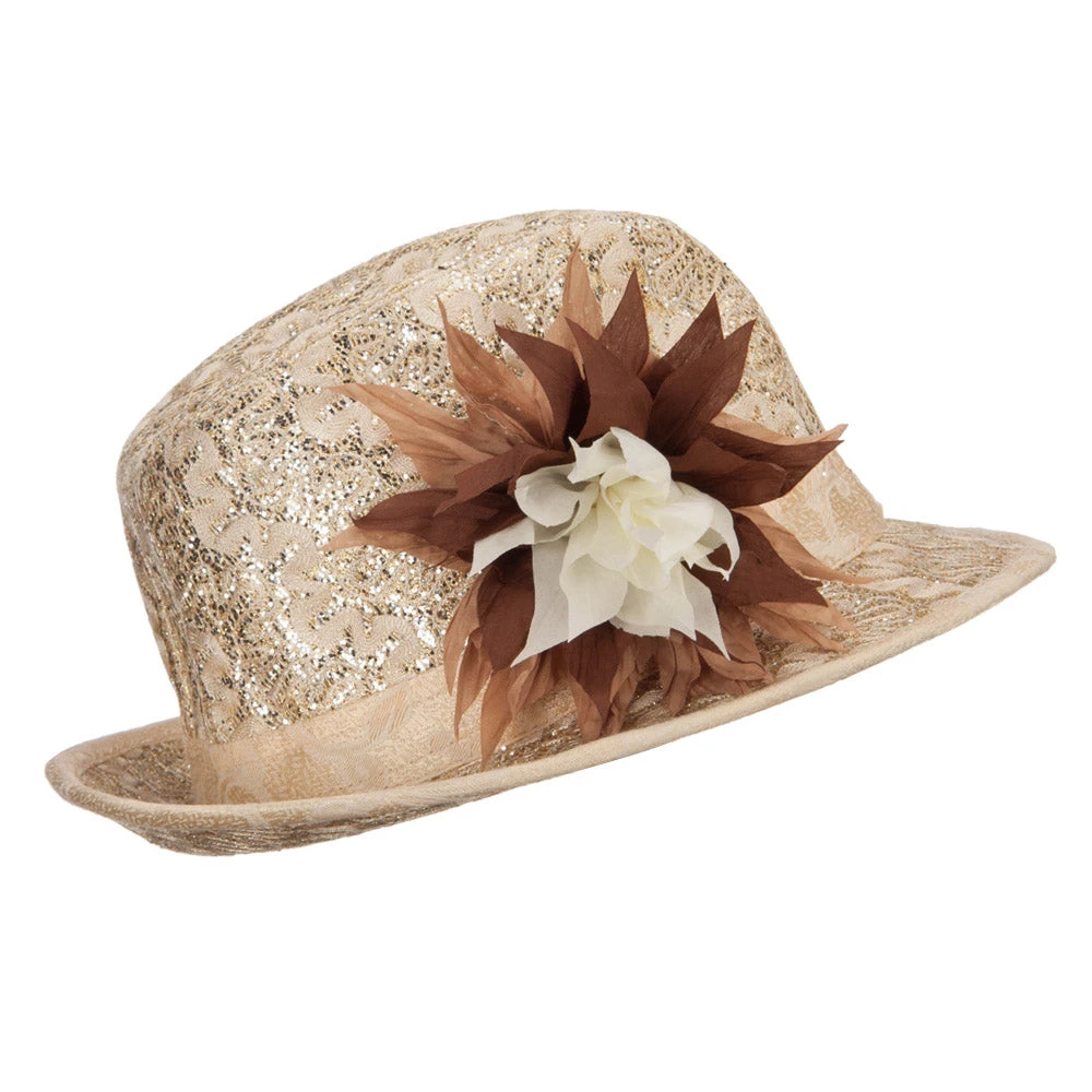 Polyester Lurex Fedora Hat - Image 15