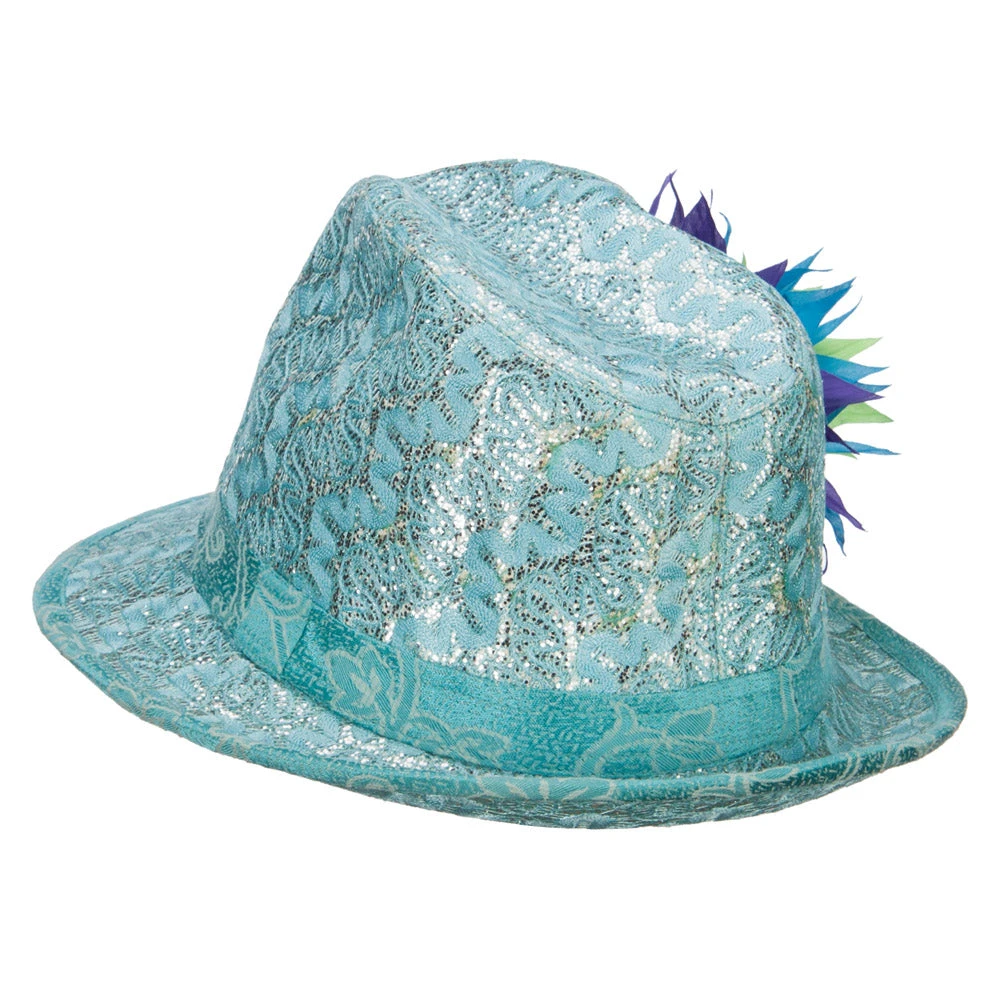 Polyester Lurex Fedora Hat - Image 17