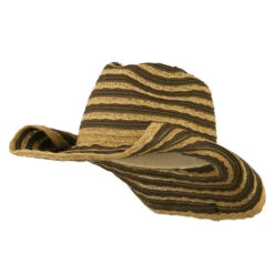 Women's UPF 50+ Striped Cowboy Hat
