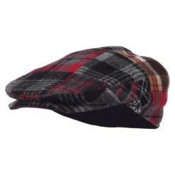 Boy's Wool Blend Patchwork Snap Ivy