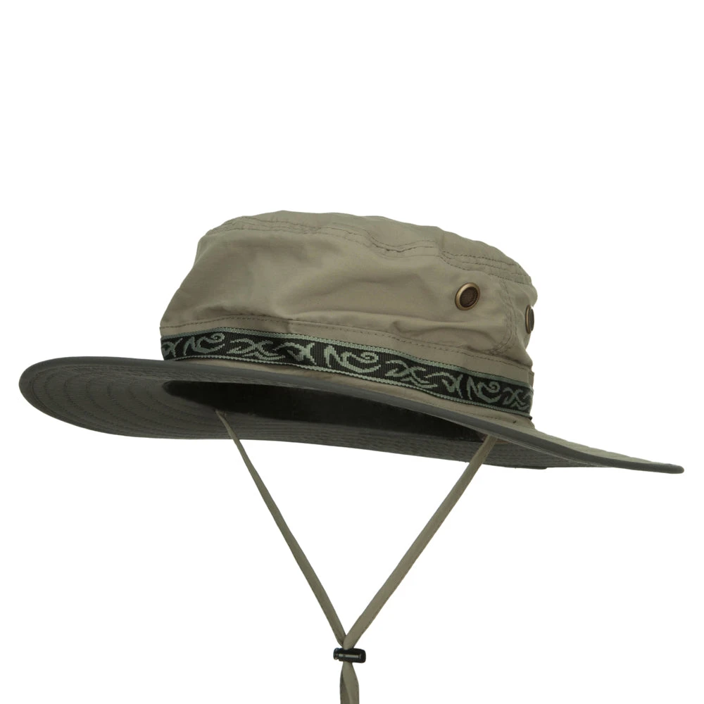 Talson UV Sun Hat With Jacquard Ribbon