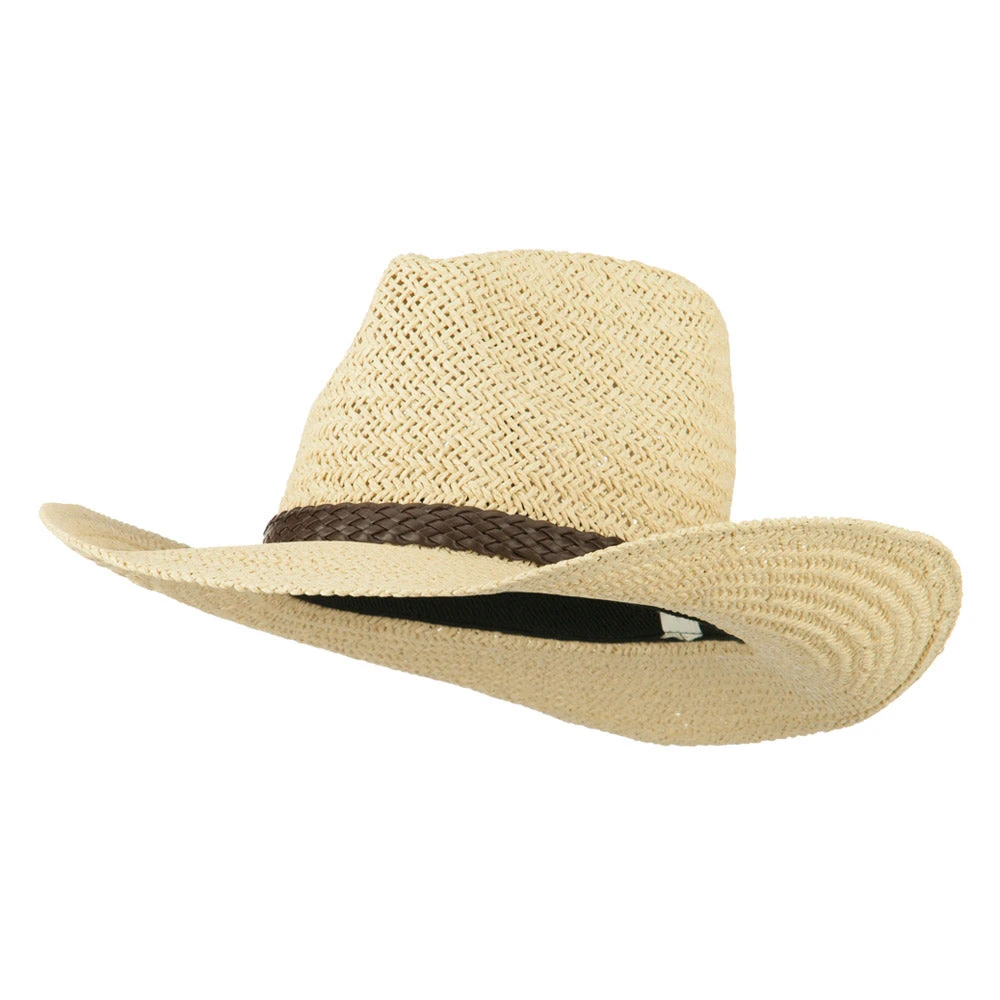 Women's Straw Braid Cowboy Hat