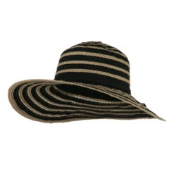 UPF 40+ Toast Striped Crushable Hat