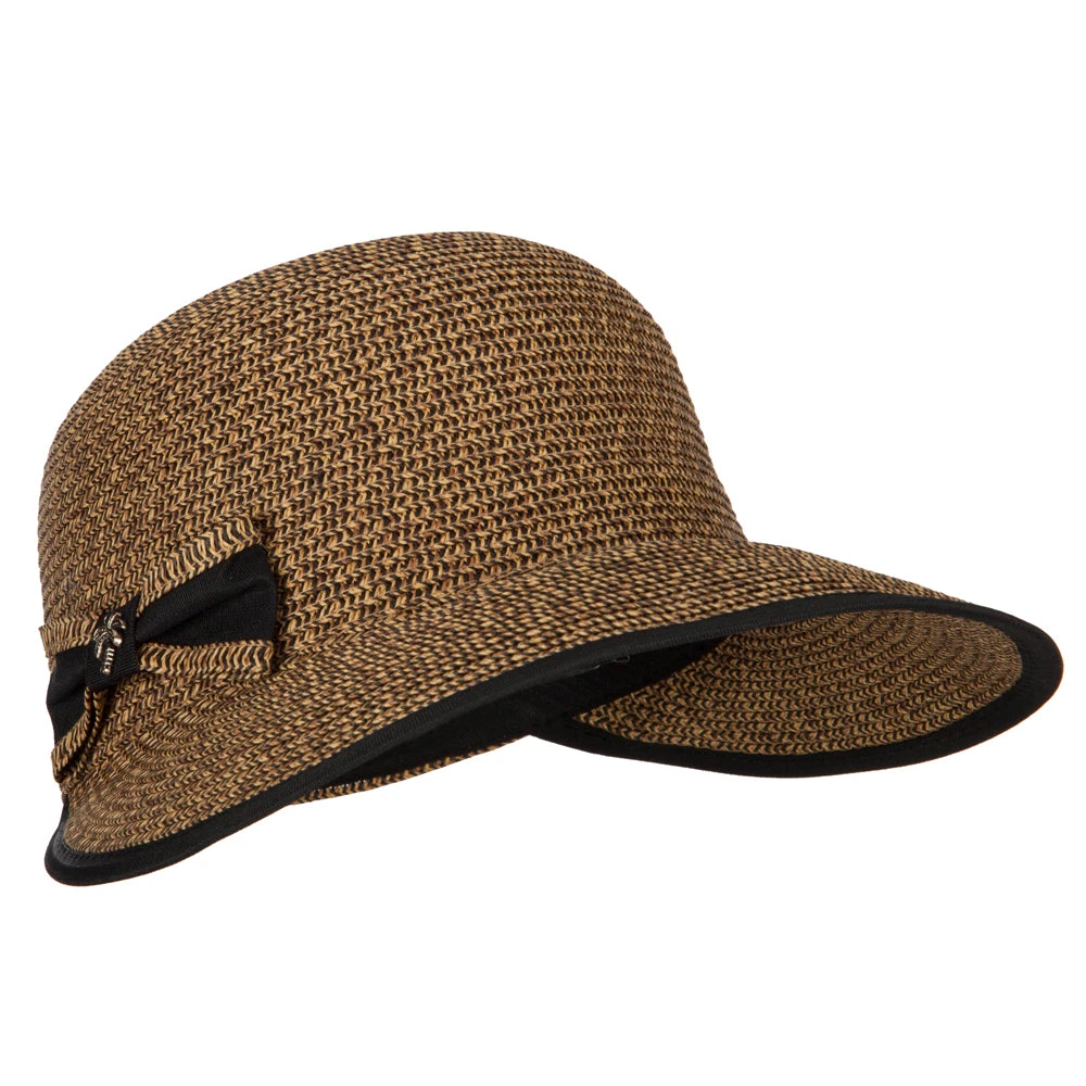 UPF 50+ Women's Paper Braid Large Brim Hat - Image 4