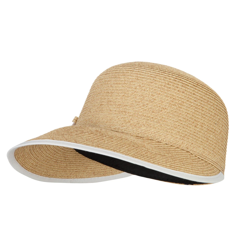 UPF 50+ Women's Paper Braid Large Brim Hat - Image 11
