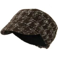 Wool Blend Women Military Cap