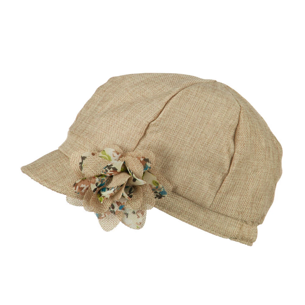 Women's 6 Panel Polyester Cabbie Cap - Image 15