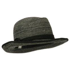 Women's Triple Hat Band Wool Fedora