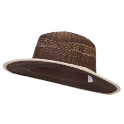 Women's Woven Paper Fedora